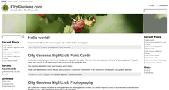 Desktop Screenshot of citygardens.com